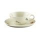 Tea cup 140 ml and saucer 13 cm, Marie-Luise 44714, Seltmann Porcelain