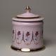 Dóza kulatá 13,5 cm, 400 ml, dekor 267, Růžový porcelán z Chodova