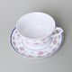 Cup 210 ml low + saucer 150 mm, Thun 1794, karlovarský porcelán, ROSE 80283