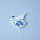 Easter decoration - Hen with basket - 5,6 x 4,9 cm, Original Blue Onion Pattern
