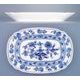 Flat oval dish 28 cm, Original Blue Onion Pattern