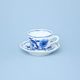 Cup and saucer A + A, 80 ml / 11 cm for mocca (mini coffee), Original Blue Onion Pattern