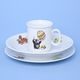 Children's set "Mole Easter" 3 pcs, Thun 1794 Carlsbad porcelain