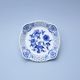 Bowl square perforated 17 cm, Original Blue Onion Pattern
