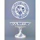 Bowl on stand 26cm, Original Blue Onion