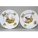 Plate deep 23 cm set of 6 pcs., Thun 1794 Carlsbad porcelain, BERNADOTTE hunting