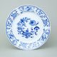 Plate flat 24 cm, Thun 1794 Carlsbad porcelain, Natalie Blue Onion