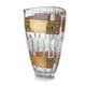 Crystal Vase "Triangle" Romantic, v: 255 mm, Gold, Ales Zverina - AZ Design