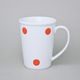 Hrnek Erin 12 cm 420 ml, ČERVENÉ PUNTÍKY, Český porcelán a.s.