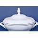 Lid for 1,5 l vegetable bowl, Thun 1794 Carlsbad porcelain, BERNADOTTE white
