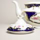 440: Pot tea 1,5 l, Sonata, cobalt blue + rose, Leander 1907