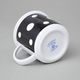 Mug Tina midlle 240 ml, White dots on black, Český porcelán a.s.