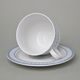 Cup tea / coffee tall 230 ml and saucer 15,5 cm, Thun 1794, OPAL 80144