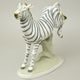 Zebra 29,5 x 25,5 x 11,5 cm, Luxor, Porcelánové figurky Duchcov (2.j.)