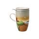 Tea Cup with Lid and Strainer Seaview, 11,5 / 8 / 14 cm, fine bone china, Nordic home, Goebel