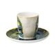 Espresso šálek a podšálek Chiaro di luna 100 ml, jemný kostní porcelán, Kočky Goebel R. Wachtmeister
