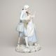 Dancing Couple Rococo 16 x 13 x 23 cm, Porcelain Figures Duchcov