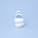 Egg Hen with hat 7,3 cm, Original Blue Onion Pattern