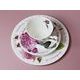 Versailles: Trio Set - Tea Cup 220 ml, Saucer breakfast and Dessert Plate, English Fine Bone China, Roy Kirkham