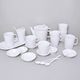Bohemia White,Tea set, Pelcl design, Cesky porcelan a.s.