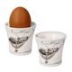 Egg cup set Just Relax 6.5 / 6.5 / 6cm, New Bone China, Goebel