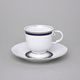 Vicomte 92018: Cup high 210 ml + saucer 161 mm, Thun 1794 Carlsbad porcelain