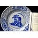 Annual plate 2019, wall, 18 cm, Original Blue Onion Pattern