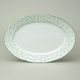NATÁLIE zelené kvítky: Mísa oválná 32 cm, Thun 1794, karlovarský porcelán