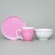 Tom 30357b0 Pink: Breakfast set 3 pcs., Thun 1794 Carlsbad porcelain