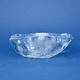 Crystal Hand Cut Bowl AREZZO - Thistle decor, 228 mm, Crystalite BOHEMIA