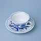 Cup and saucer mirror C/1 + ZC1, 200 ml / 15,5 cm for tea, Original Blue Onion Pattern