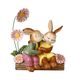 Figurine Kissing Rabbits 14.5 / 6.5 / 16cm, stoneware, Goebel