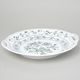 Cake plate 28 cm with handles, Original green onion pattern