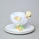 Kalíšek na vejce 7 cm, Kuřátko žluté, porcelán Lindner
