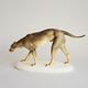 Dog, 15 x 18 x 24 cm, Porcelain Figures Gläserne Porzellanmanufaktur