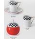 Friendly set for 2 persons Race, Thun Studio, Luxury Porcelain