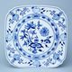 Talíř hranatý 29 cm, Cibulák, originální z Dubí