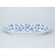 Dish oval flat 35 cm, Original Blue Onion pattern + platinum