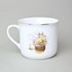 Mug Warmer 0,65 l, Historic sailing ships + giold line, Český porcelán a.s.