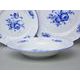 Talířová souprava, Thun 1794, karlovarský porcelán, BERNADOTTE modrá růže, MODRÁ linka