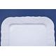 Platter square 26 cm, Thun 1794 Carlsbad porcelain, BERNADOTTE white