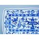 Tray square 33 x 16 cm, Original Blue Onion Pattern