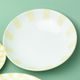Soup plate / bowl 22 cm, yellow, G. Benedikt 1882