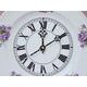 Wall Clock 24 cm with clockwork, Violet, Český porcelán a.s.