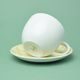 Breakfast cup 350 ml + saucer 16 cm, yellow, G. Benedikt 1882