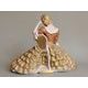 Lady with A Book, Big size 22,5 x 32,5 x 26,5 cm, Bronze, Porcelain Figures Duchcov