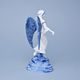 Angel on stand 22,5 cm + 6 cm stand, Original Blue Onion Pattern