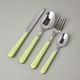 24 pcs. cutlery set, BISTROT Pied de Poule green, NEVA