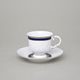 Vicomte 92018: Cup espresso 80 ml plus saucer 120 mm, Thun 1794 Carlsbad porcelain