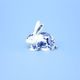 Blue Onion: Easter Bunny laying 11,5 x 9,5 cm, Leander Loučky